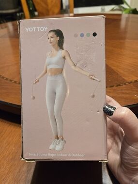 YOTTOY Smart Jump Rope in Blush Pink